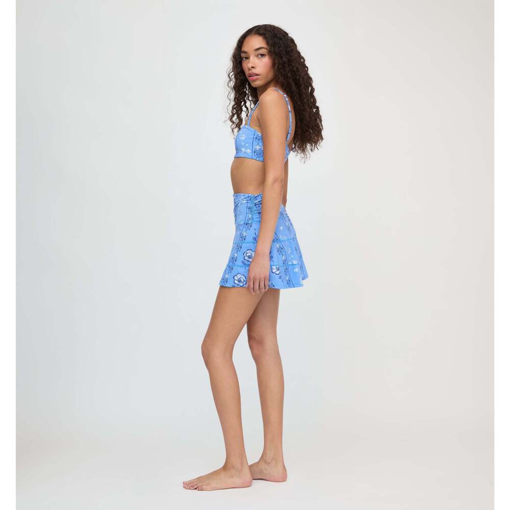 Hill House Home The Riley Pool Skirt - Blue Arcadia Border Size LBlue Arcadia Bo - Picture 3 of 3